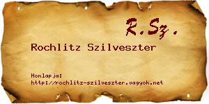 Rochlitz Szilveszter névjegykártya